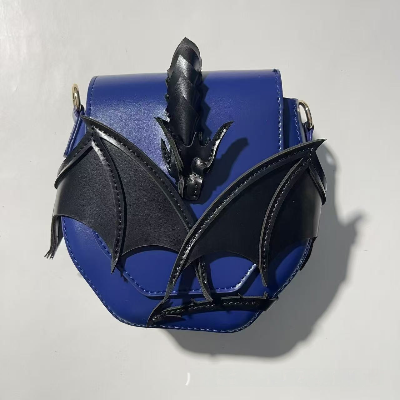 Magic Dragon Dragon Wing Patchwork Contrasting Color Design Multi-Color Optional Shoulder Crossbody Bag