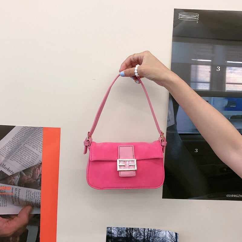 Frosted Vintage One-shoulder Messenger Bag