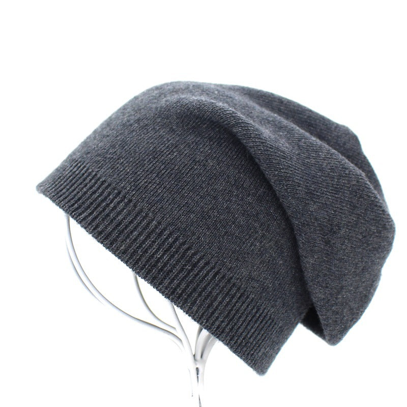Women's Warm Plush Thickened Wool Ball Knitted Hat