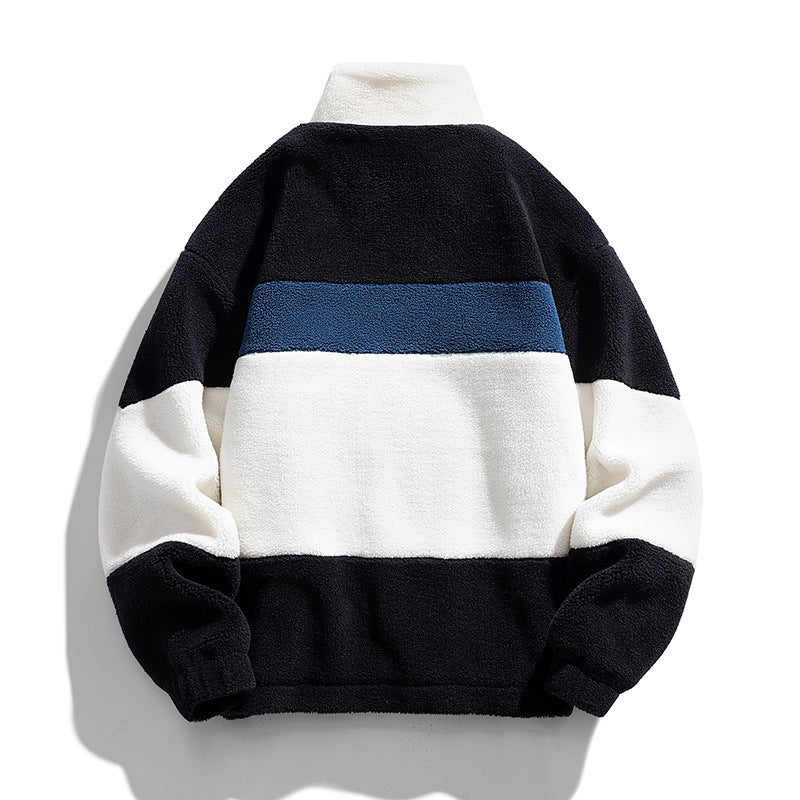 Lamb Wool Polar Fleece Cotton-padded Jacket