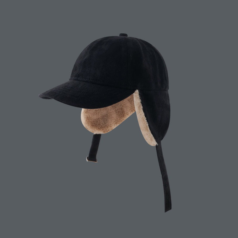 Fleece-lined Baseball Cap Warm Cycling Cap Lei Feng Capfly