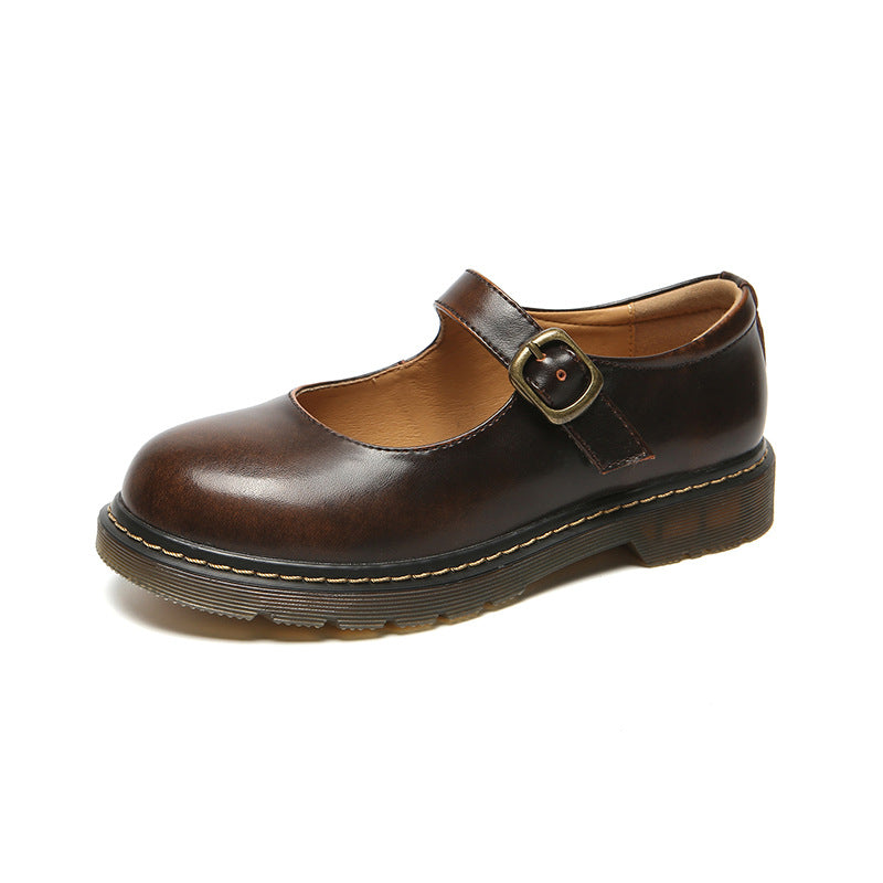 Spring And Autumn College Style Mary Jane Japanese Thin Shoes