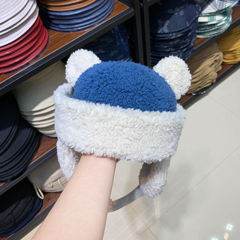 Women's Autumn Winter Furry Warm Lei Feng Hat