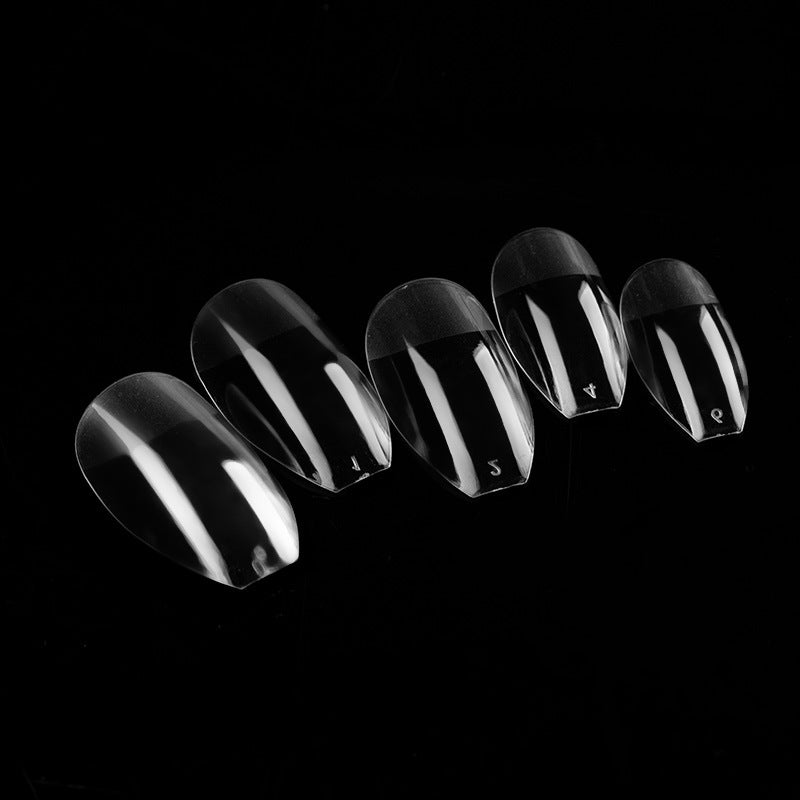 High Quality Transparent Seamless Square Long Ballet Frosted Fake Nails