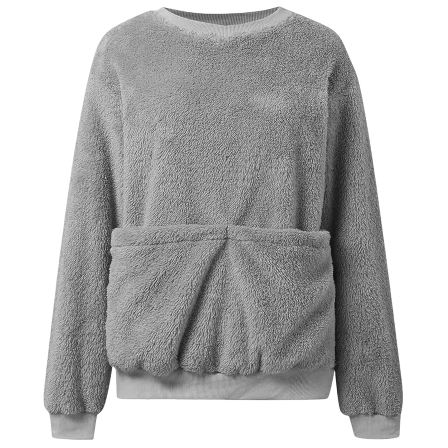 Women's Fashion Casual Pullover Crewneck Sweatshirt