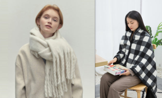 Glutinous Idle Style Thermal Long Scarf