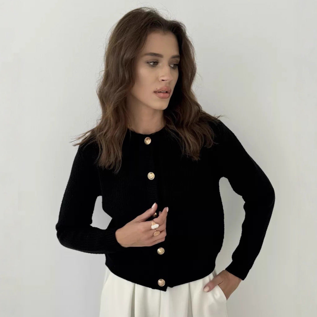 Fashion Short Women's Clothing Slim Fit Sweater