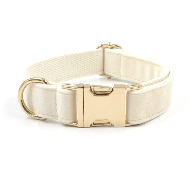 Velvet Dog Collars In Small Medium And Large Sizes With Adjustable Fit