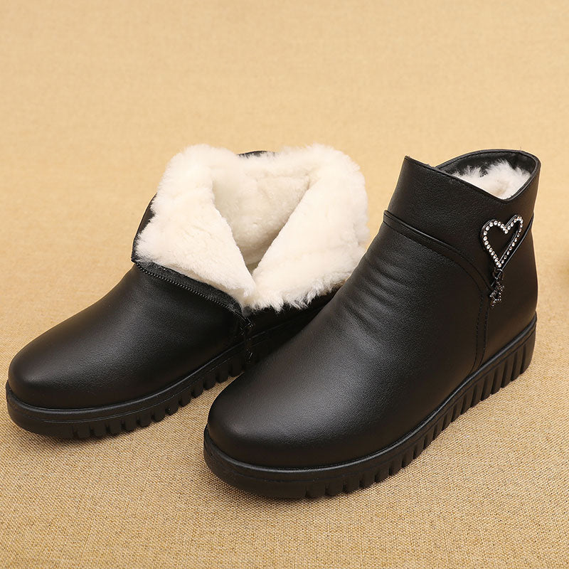 Warm Middle-aged Non-slip Cotton Shoes For The Elderly