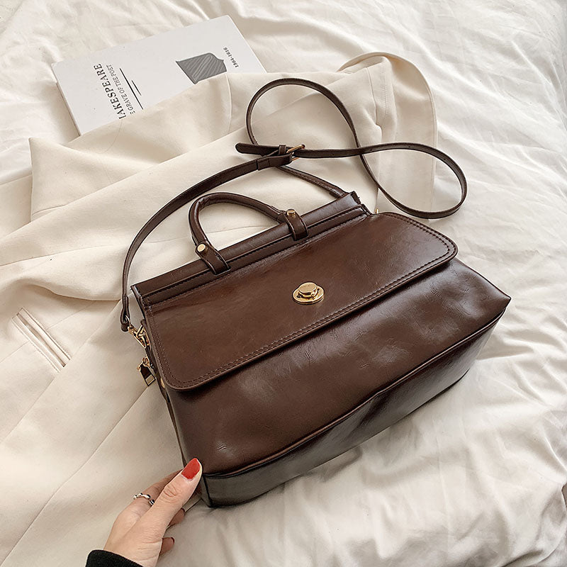 Match Messenger Bag Eksklusiv Håndtaske Lille Firkantet