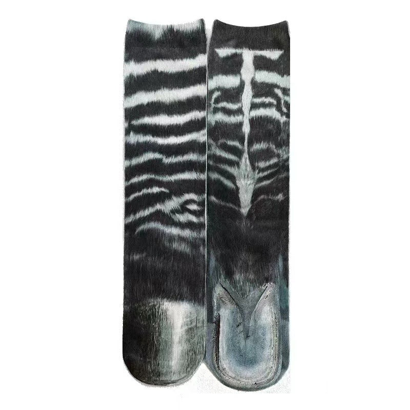 3D Animal Paw Tube Socks Funny Creative