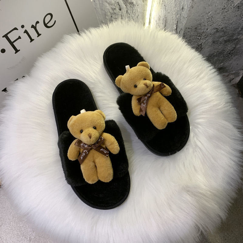 Lady Slippers Cartoon Lovely Home Cotton Leisure