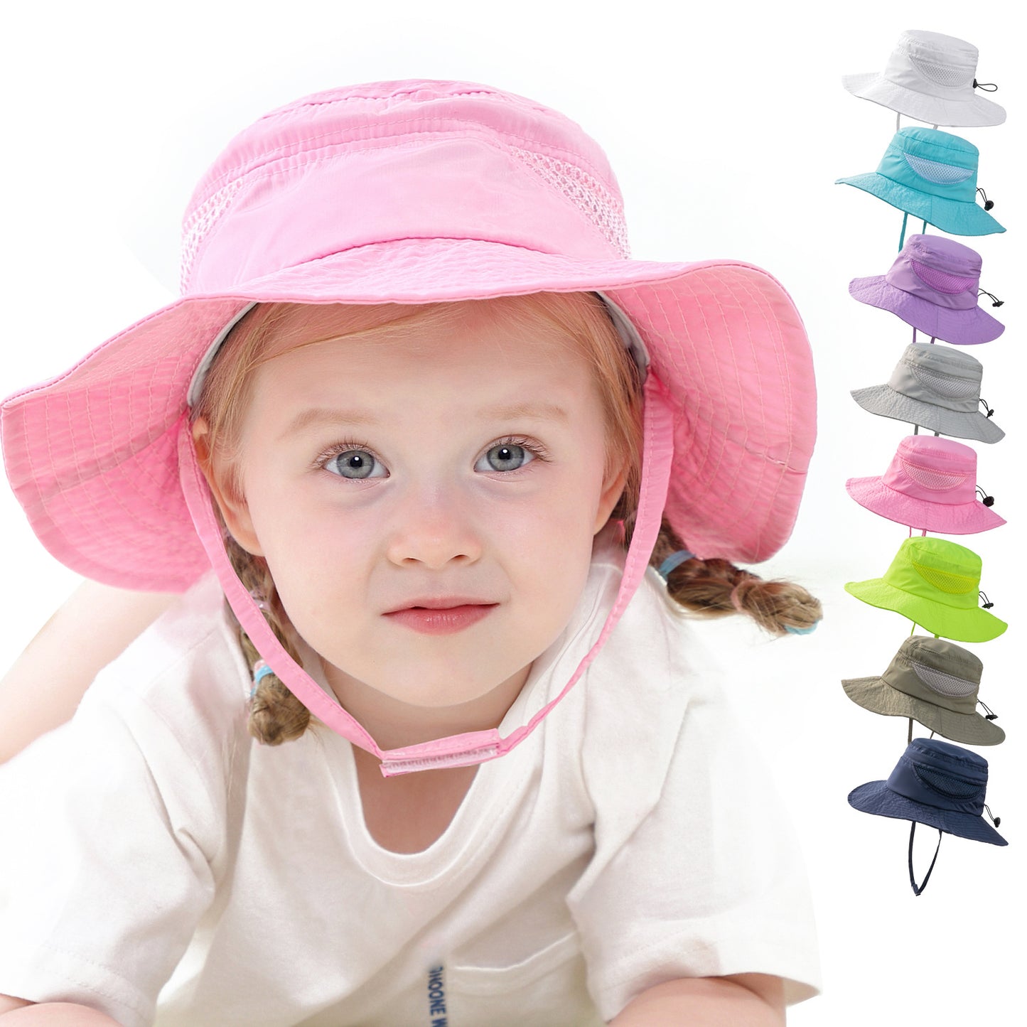 Children's Outdoor Sunscreen Breathable Bucket Hat