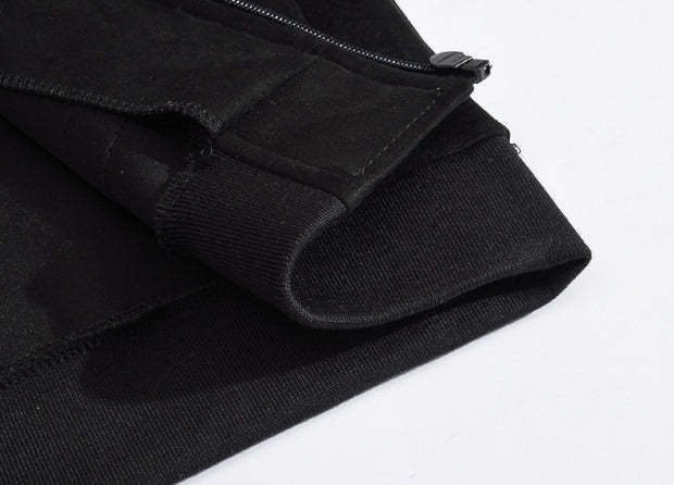 Korean-style Slim-fit Trendy Men's Waistcoat Black Patch Waistcoat Vest