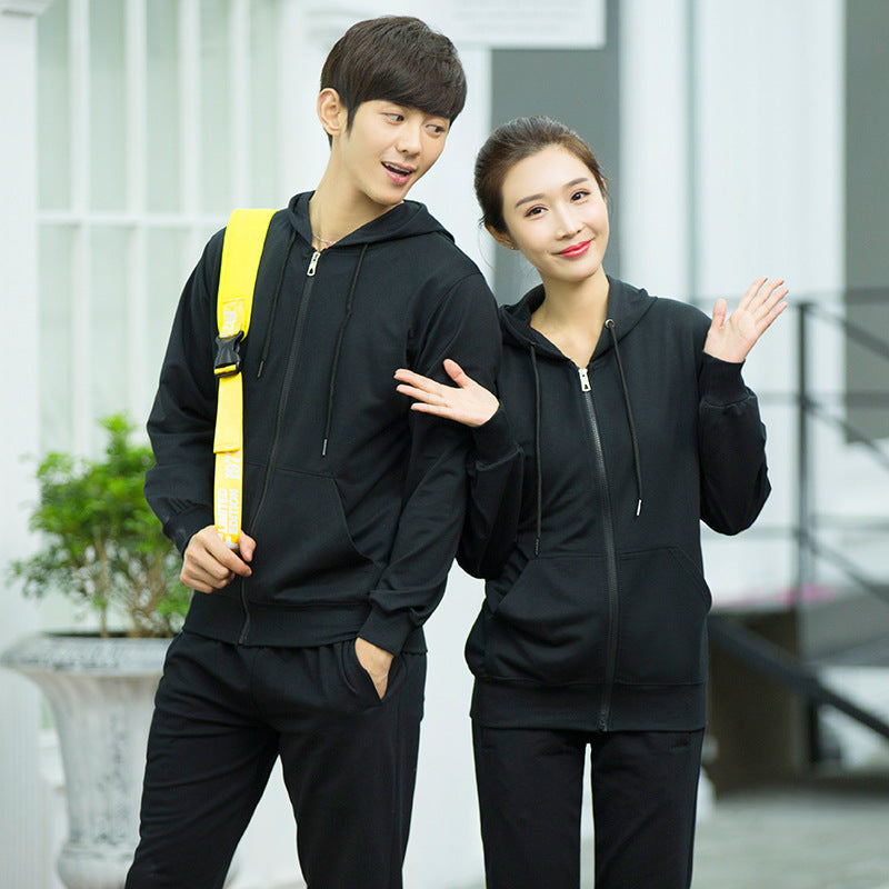 Thin Hooded Zipper Sweatshirt Workwear Jacket
