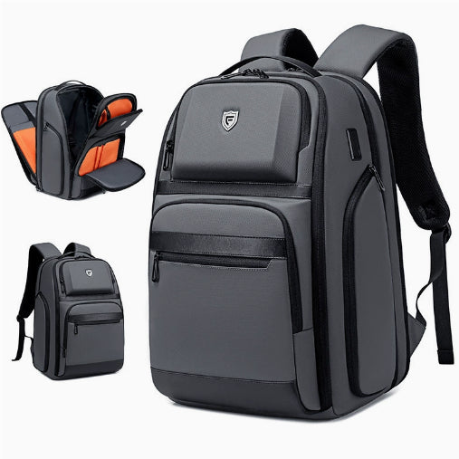 Business Casual Large Capacity Scalable Business Trip Travel Laptop Bag Backpack Men
