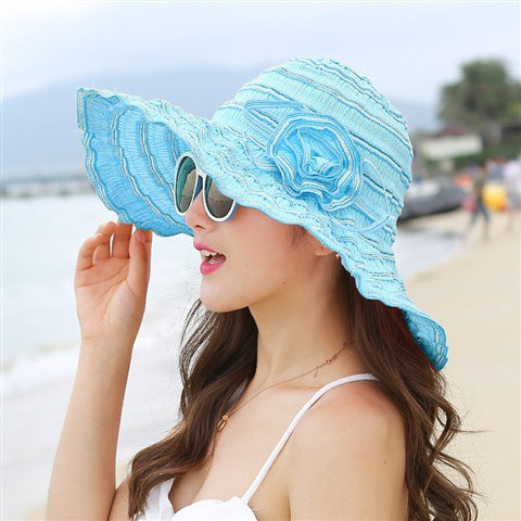 Women's Summer Sunscreen Travel UV Protection Beach Hat