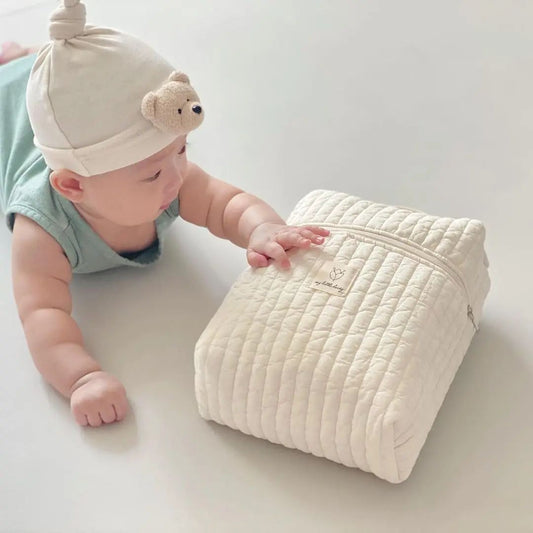 Mors store bleopbevaringstaske