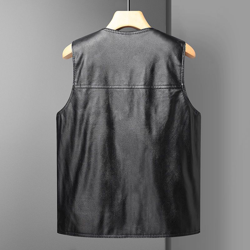 Mens Winter Fleece Lined Vest With Pockets