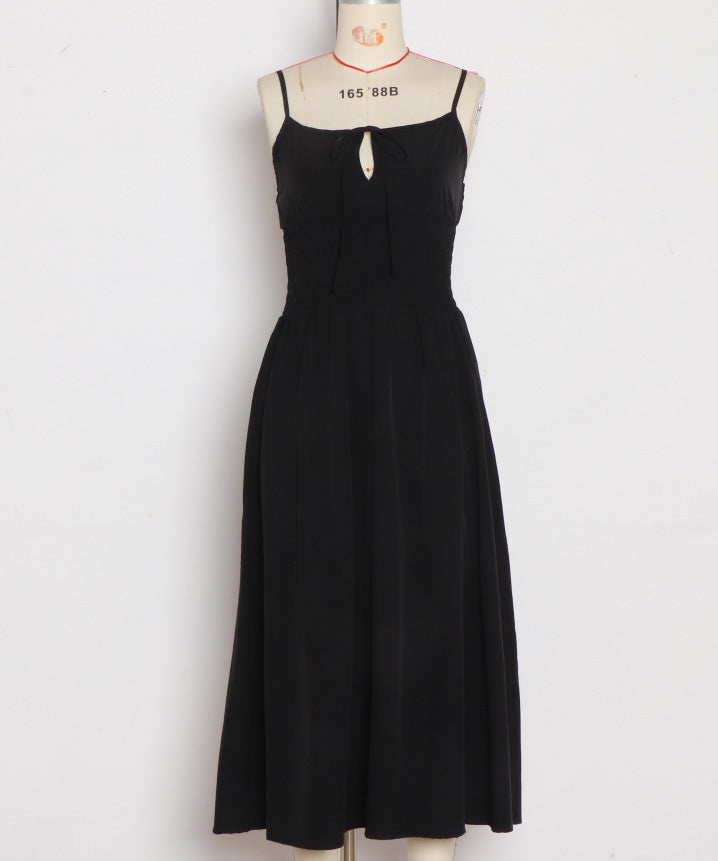 Lace-up Waist-Cinching Womens Slip Dress