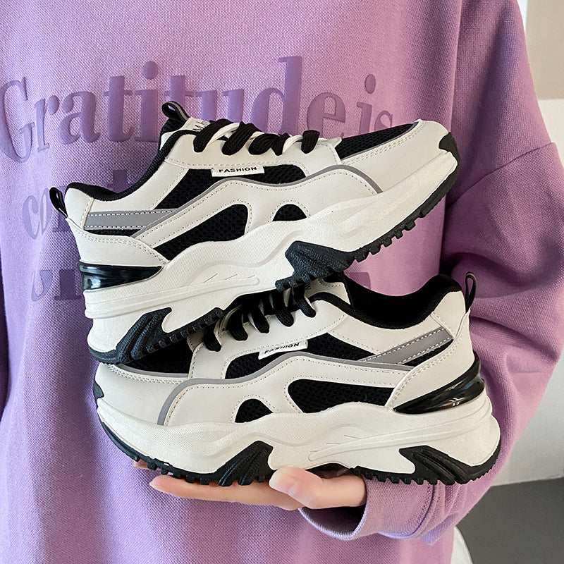 New Platform Mesh Surface Breathable Casual Sneaker