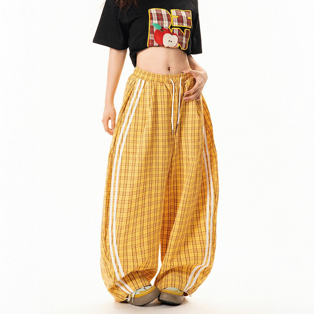 Loose Straight Drooping Wide Leg Pants Dopamine Girlfriends Clothes