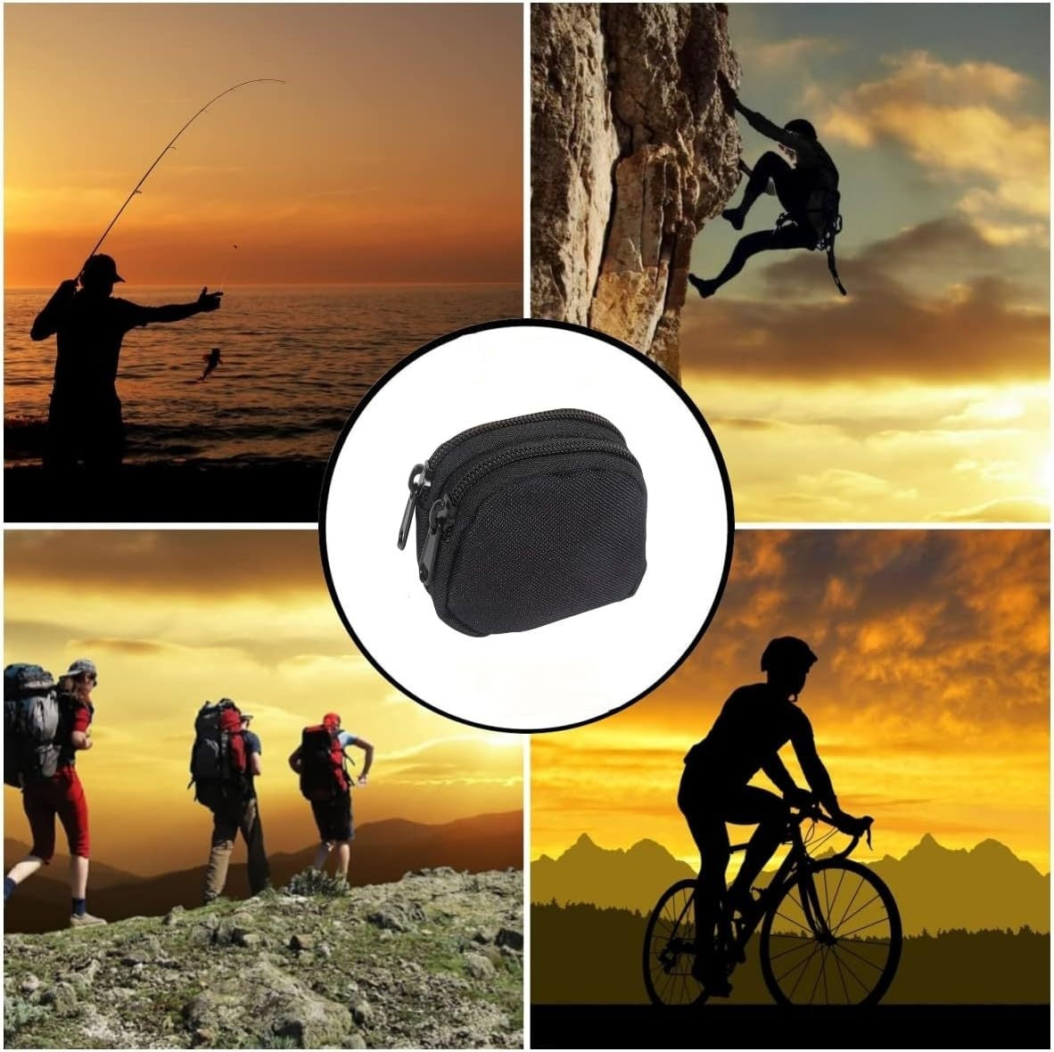 Canvas Bluetooth Headset Package Mini Coin Purse Coin