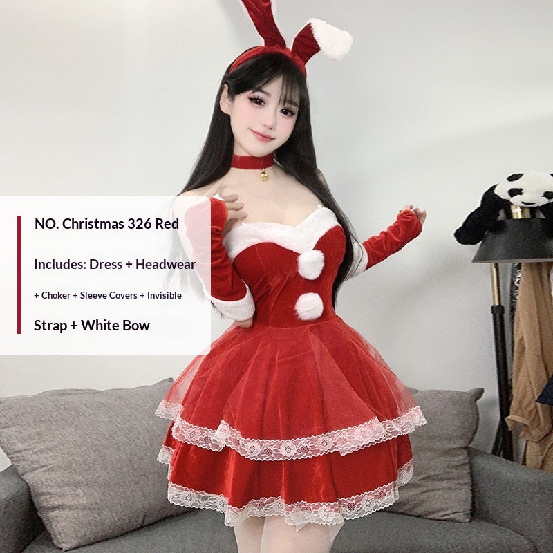Tube Top Dress Women's Set