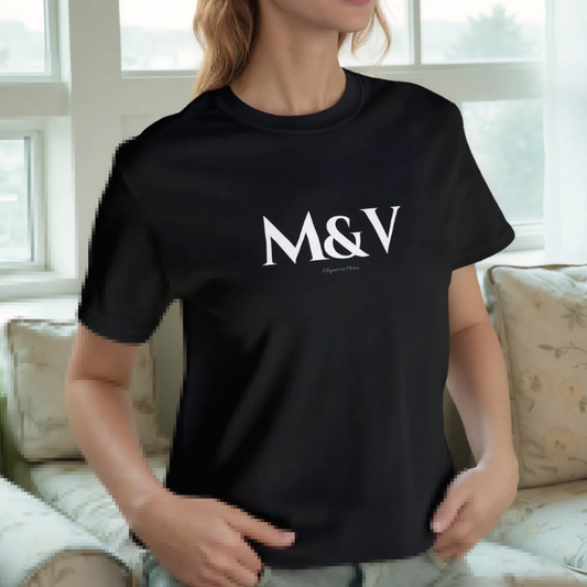 Summer Loose Short Sleeves T-shirt Men's And Women's Round Neck