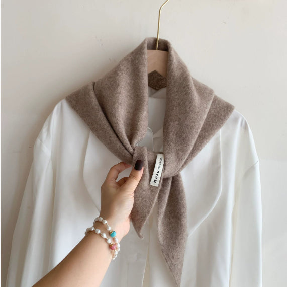 Multi-functional Warm All-matching Triangular Binder Women's Scarf Knitted Scarf