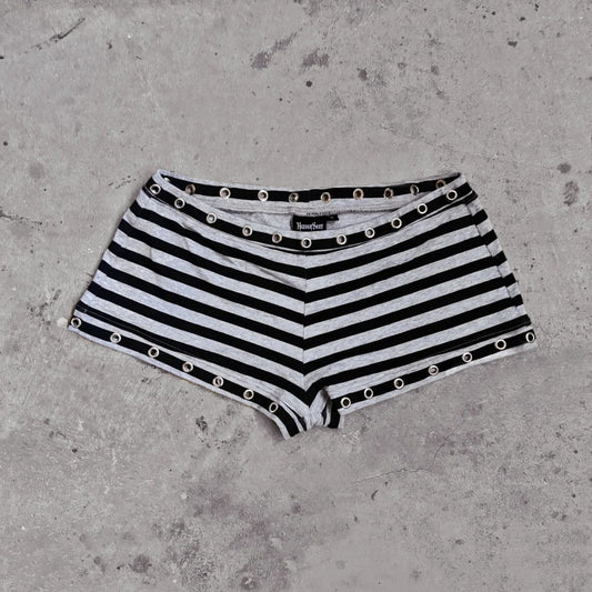 Womens Stylish Casual Striped Shorts