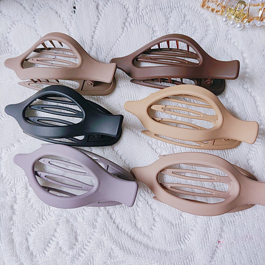 Women's Portable And Simple Plastic Frosted Grip