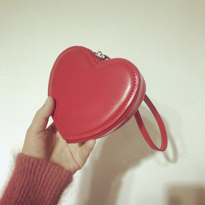 Love Girl Heart Bag Lovely Change