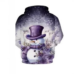 Glædelig Jul Sneemand Dame Sweater