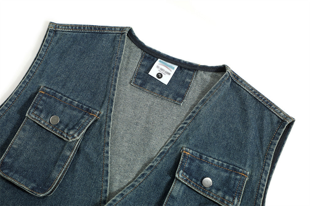 Men's American-style Functional Tactical Pocket Loose-fitting Waistcoat