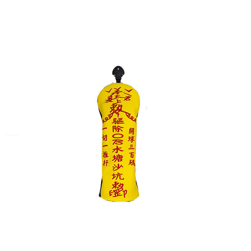 Yellow Golf Club Cover Wood Protection Putter Cover