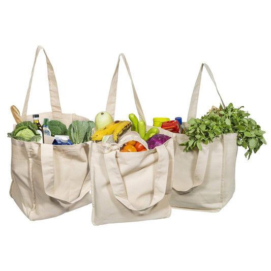 pocket Cotton Fruit And Vegetable Handbag