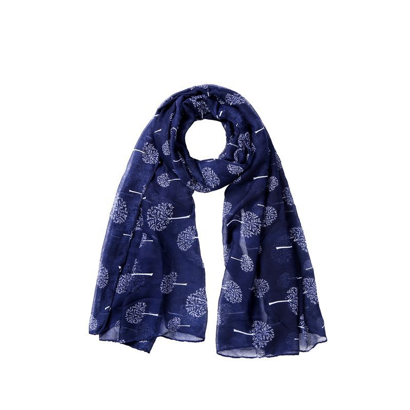 Women's Temperament Fashion Lucky Tree Print Scarf Shawl