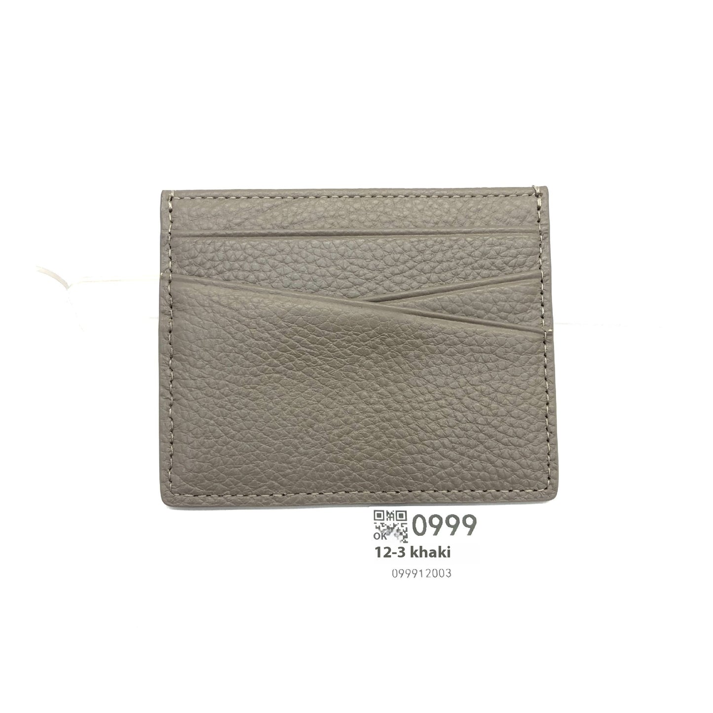 Leather Oil Edge Oblique Thin Bank Card Holder Soft Cowhide Document Package