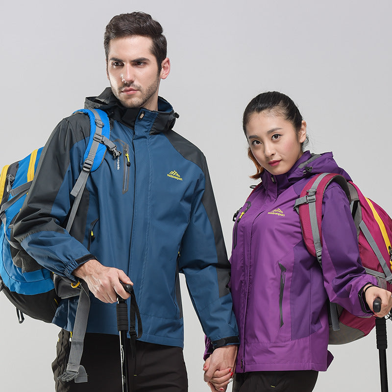 Spring And Autumn Thin With Shell Coat Outdoor Sports Workwear Coat Printing