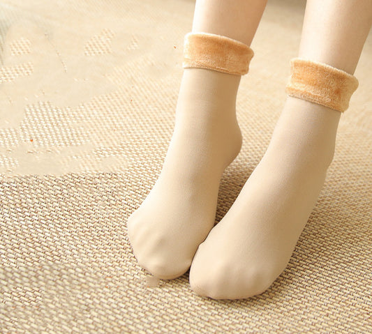 Winter Plush Snow Socks For Antifreeze And Warmth