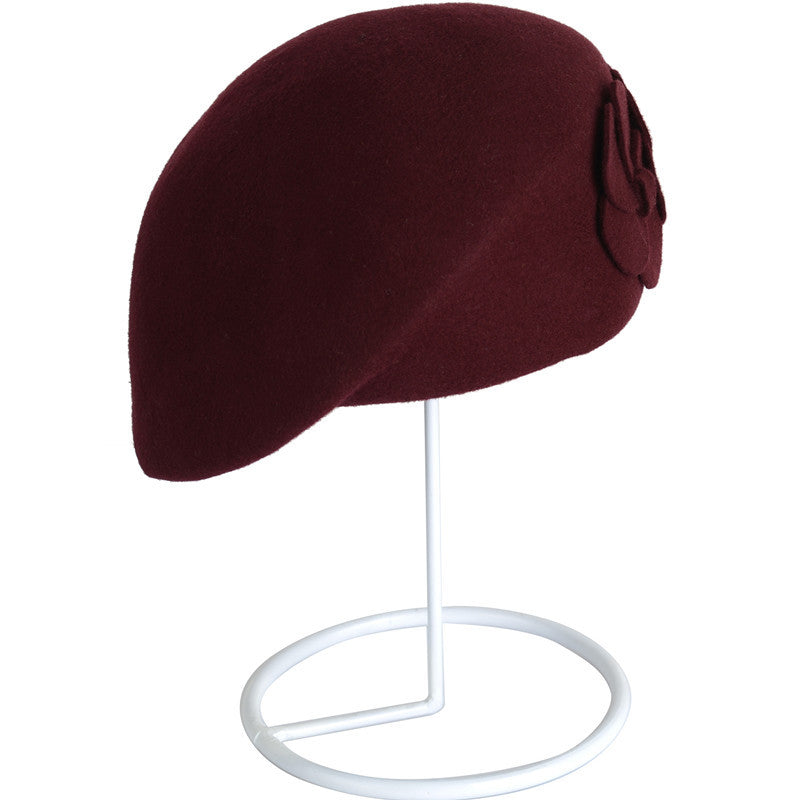 Beret Woolen Woolen Hat And Duck Tongue Female British