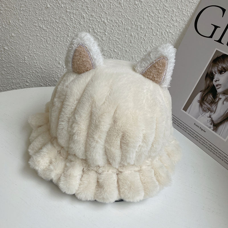 Sweet And Cute Hat Women Warm And Cold With Ears