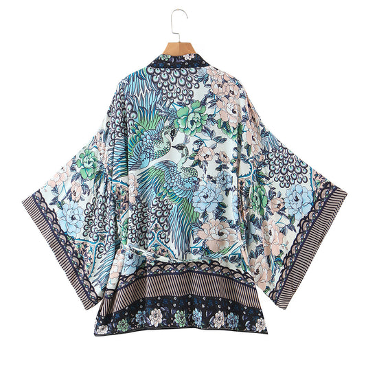 Fashion Personality Female Cotton Kimono Jacket