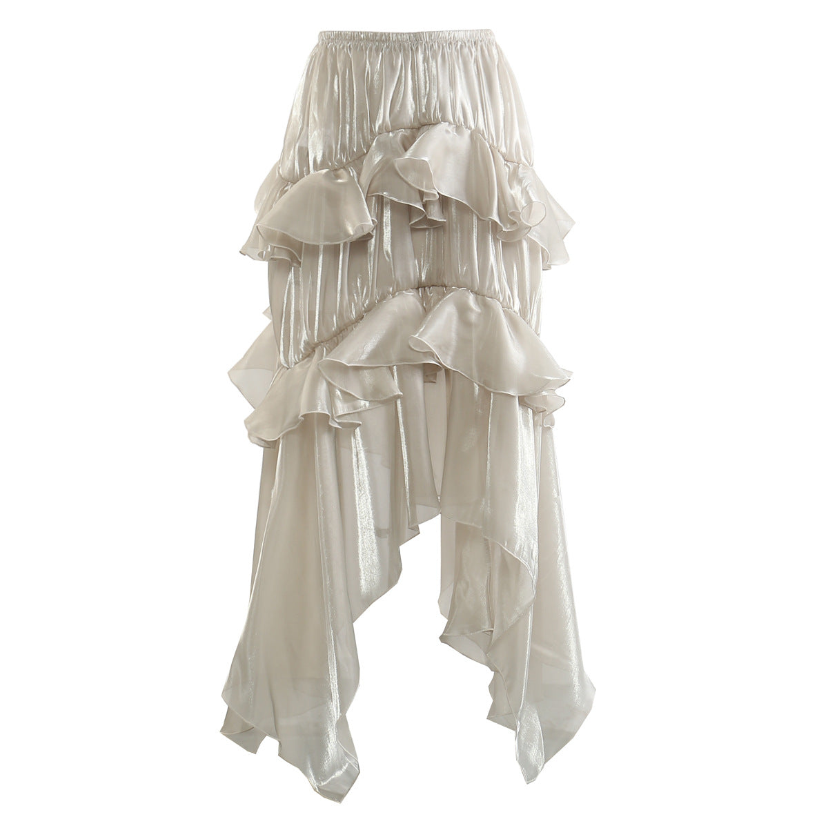 Women's Hollow-Out Elegant Ruffled Skirt