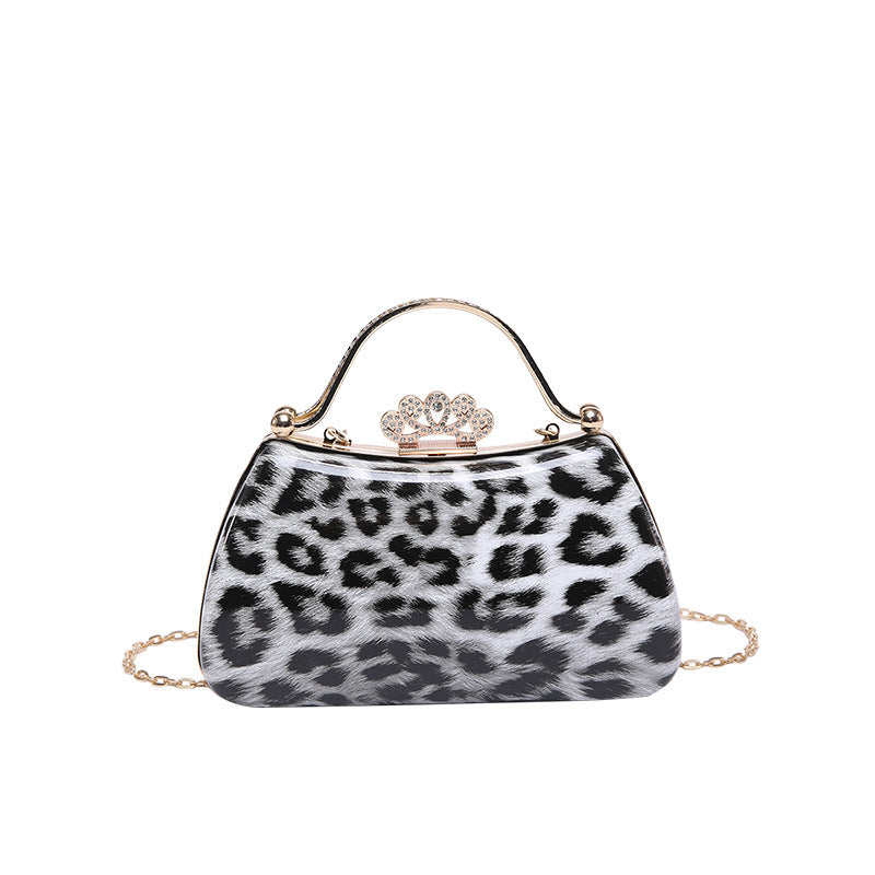 Leopardprint Mode Retro Crossbody Taske til Kvinder
