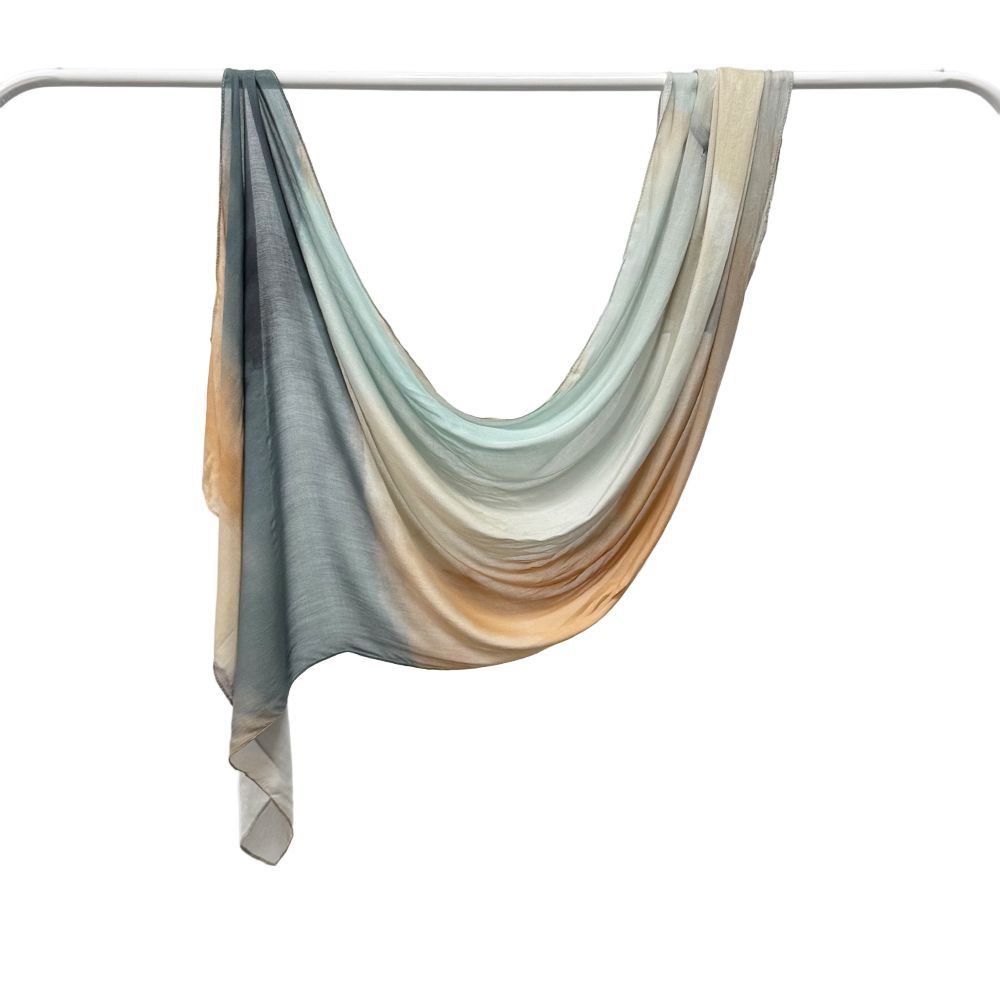 Modal Cotton Headscarf Marble Digital Printing