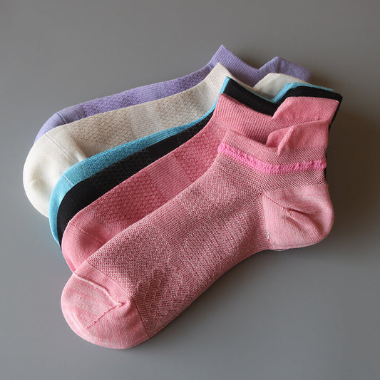 pin200-  Reinforced Cycling Socks Anti-friction Handle Compression Stockings