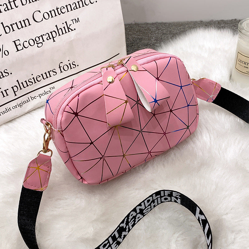 Printed Wide Shoulder Girl Cosmetic Bag
