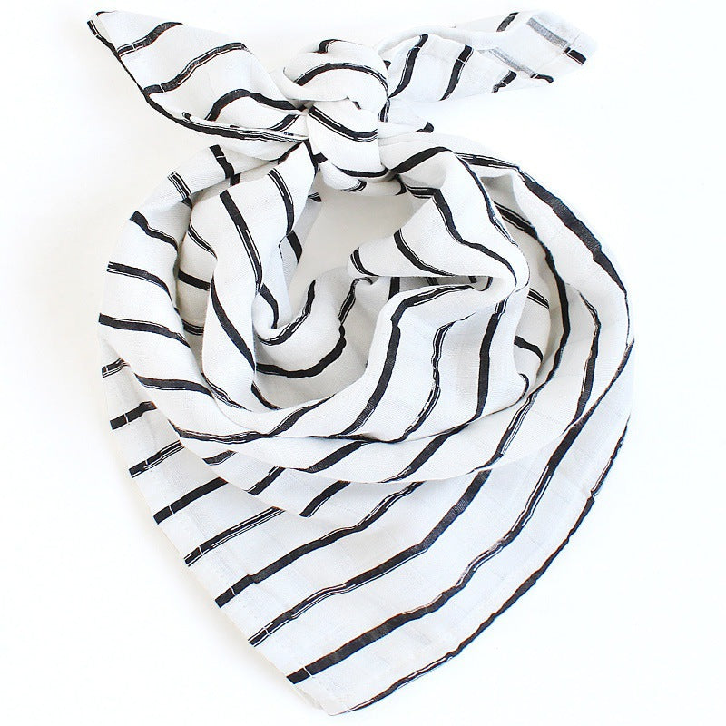 Double Layer Bamboo Cotton Gauze Small Square Towel